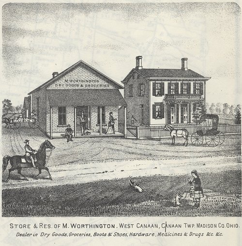 Residence of M. Worthington